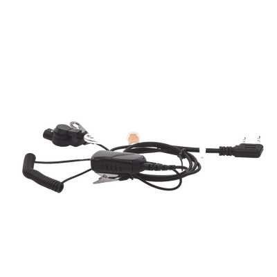 [SPM-1301] MICRÓFONO DE SOLAPA CON AUDÍFONO DISCRETO P/ KENWOOD Serie G/ 3230/ 2102G/ 2202L/ 2212L/ 2170/ 2360/ 2302/ 2312/ 2000/ 2402/ NX220/ NX240/ TKD240.