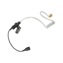 Auricular de tubo acústico transparente con cable de fibra tranzada con conector SNAP tipo MIRAGE. Requiere micrófono de solapa de 1 o 2 hilos de la Serie SNAP.