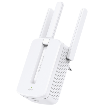 Router Extender Mercusys by TP-Link N300 Wi-Fi 300Mbps at 2 4GHz 3 External Antennas Wall Plugge