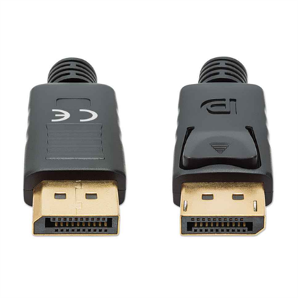 Cable Manhattan DisplayPort M-M 8K a 60Hz 1m Color Negro