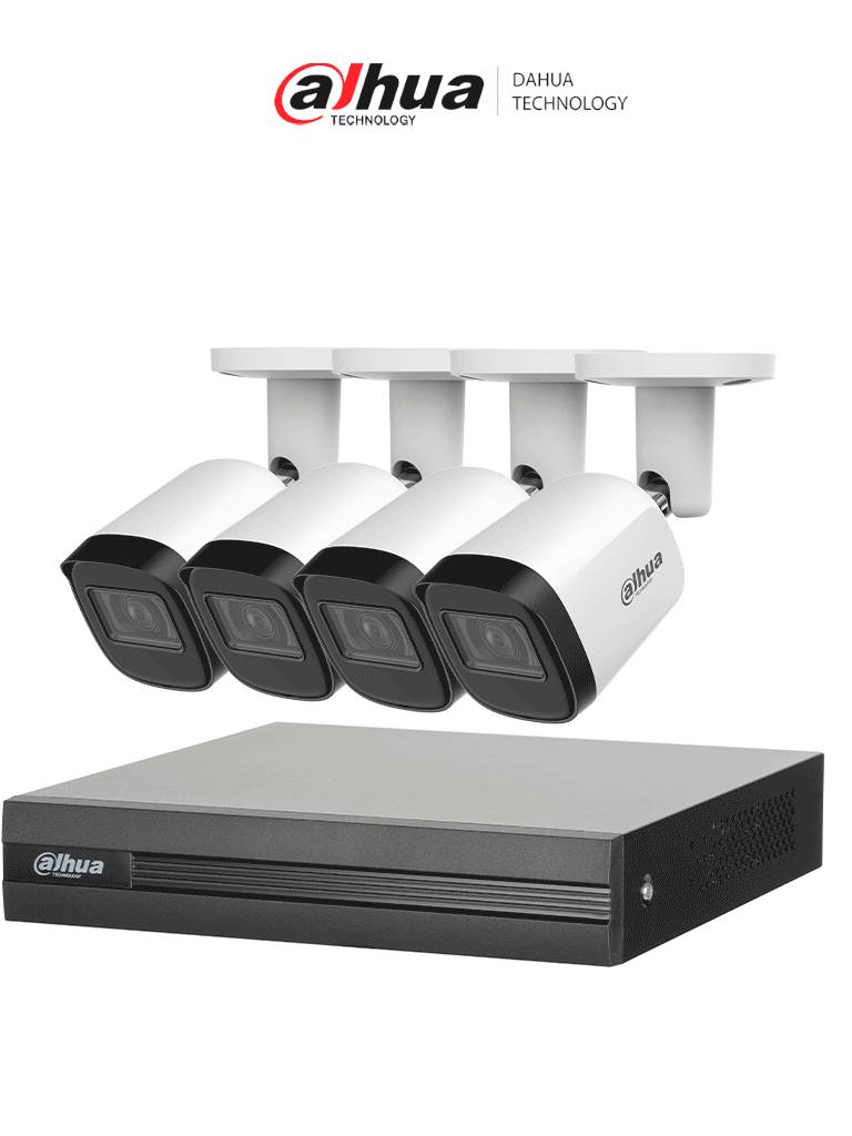 Kit de video vigilancia Dahua Technology KITXVR1B04H-I4B2A51-U