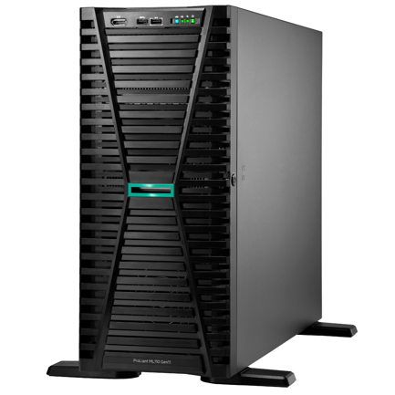 [HNVSRVAB220] Servidor HPE ProLiant ML110 Gen11 Intel Xeon-B 3508U 8-Core 32GB 2x4TB HDD 4xHot Plug LFF SATA No Optical 500W 3YNBD