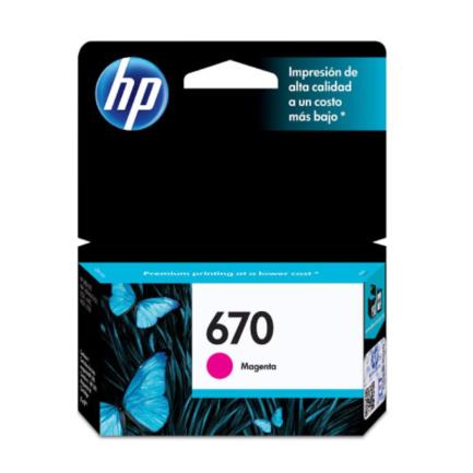[HPCTINAB490] Tinta HP 670 Magenta