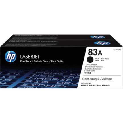 [HPCTONAB471] Toner HP LaserJet 83A Negro Dual Pack
