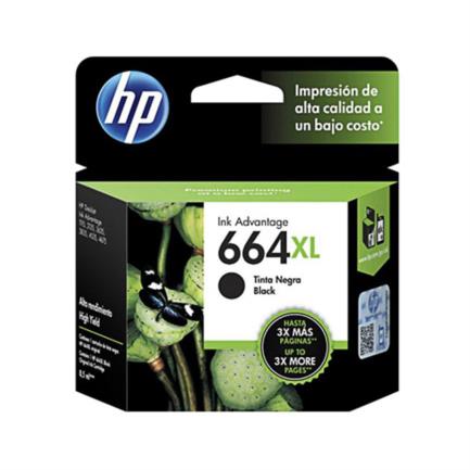 [HPCTINAB570] Tinta HP 664XL Negro Alto Rendimiento