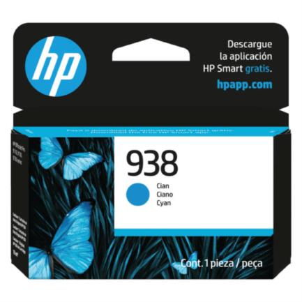 [HPCTINAB660] Tinta HP Original 938 Rendimiento 800 Páginas Color Cian