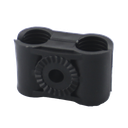 Paquete de 10 Sujetadores Plasticos Para Cable Coaxial de 1/2"