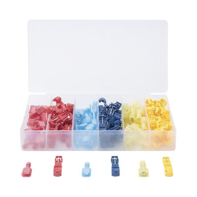 [CT-T123] Kit de 60 Conectores para Cableado Eléctrico Tipo T-TAP / Conectores tipo Unión