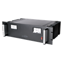 Fuente de poder  13.8Vcc, 35A, lineal regulada con circuito cargador de baterías, para instalación en rack