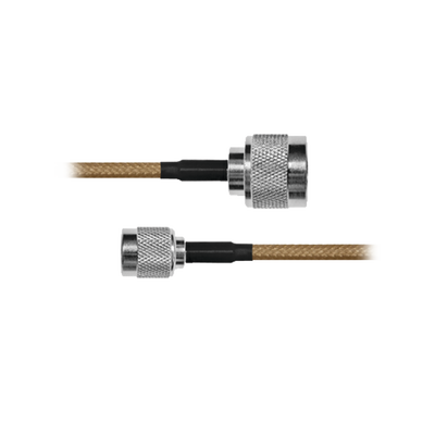 Cable RG-142/U, con conectores N Macho / TNC Macho de 60 cm.