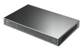 Switch PoE JetStream SDN Administrable 8 puertos 10/100/1000 Mbps + 2 puertos SFP, 8 puertos PoE, 61W, administración centralizada OMADA SDN