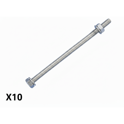 Kit de 10 Tornillos para Montar 1 Separador de Plástico