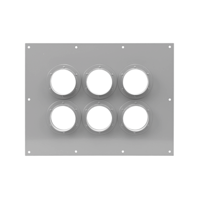 Placa Pasamuro con Capacidad de 6 Botas de 4
