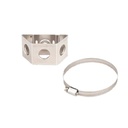 Adaptador de Sujetadores de Presión. Instalación en un Tubo con Diámetro de 1 a 2. Paquete de 10 Piezas