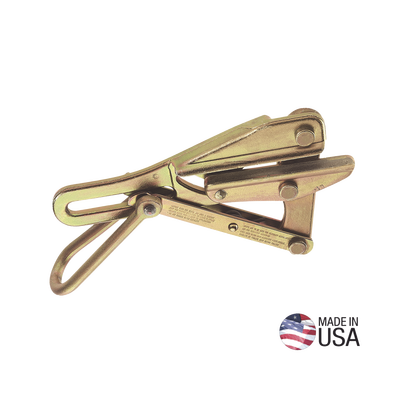 Tensor Grillo tipo Chicago™ para Cable Desnudo (ACSR, AAC, Cobre), de 19 a 22 mm (0.74" a 0.86"). Carga Máxima Segura: 8000 lb (3629 kg).