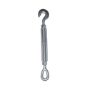 Tensor de 1/2" x 12" Acero Forjado OJO-GANCHO Galv. Inmersión en Caliente (Carga Max. 1500 lbs).