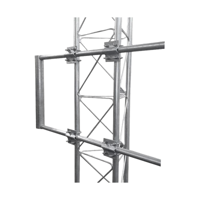 [S-BLUE-G] Brazo Uso Rudo para Torre STZ Galvanizado por Inmersión en Caliente de 170 x 60 cm Tubo 2" Ced 30.