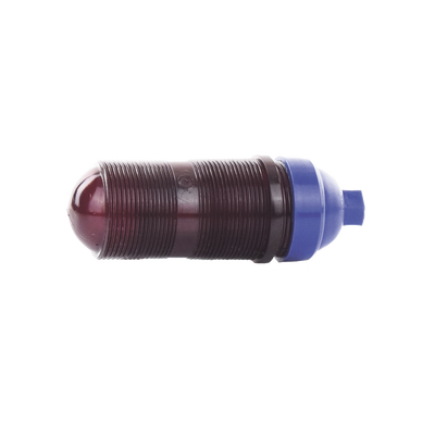 [SLOP-5] Lámpara de Obstrucción Básica con Globo Rojo de Policarbonato (Con Foco).