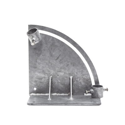 Base para Mástil con Ajuste de Ángulo. Diámetros de Mastil: 1" a 1-3/4"