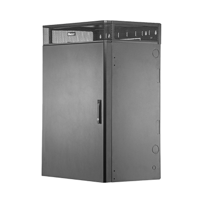 [WME9BL] Gabinete de Montaje en Pared TrueEdge™, Con 9 UR para Equipo Activo y 9 UR para Paneles de Parcheo, Fabricado en Acero, Color Negro