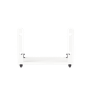 Soporte Para 2 Adaptadores de Fibra Óptica Opticom®, Para Uso con Gabinetes Multipropósito, de Instalación a Presión, Color Blanco