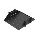 Charola para Soportar Equipos en Rack de 19", Profundidad Ajustable hasta 484 mm. 150 Kg de Carga, Compatible con Racks de Doble Perforación, 3U