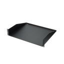 Charola para Soportar Equipos en Rack de 19", con Capacidad de Carga de 30Kg, 2UR