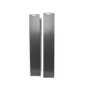 Organizador Vertical NetRunner, Doble (Frontal y Posterior), para Rack Abierto de 45 Unidades, 6.7in de Ancho, Color Negro