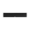 Tapa Ciega Para Rack Estándar de 19in, Plano, de Acero, 2UR, Color Negro