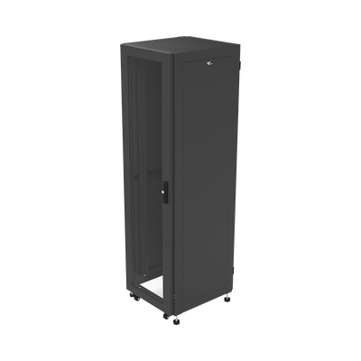 Gabinete para Telecomunicaciones Rack Estándar de 19", 42UR, 600 mm Ancho x 600 mm Profundidad. Fabricado en Acero, Se envía el Gabinete Armado.