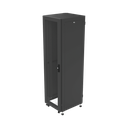 Gabinete para Telecomunicaciones Rack Estándar de 19", 42UR, 600 mm Ancho x 600 mm Profundidad. Fabricado en Acero, Se envía el Gabinete Armado.