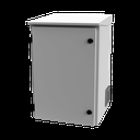 Gabinete de Exterior con Rack de 19" de 16U con Ventiladores y Termostato, Se envía el Gabinete Armado. (Montaje a poste o torre se vende por separado).