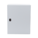 Gabinete de Uso Exterior MAS 500 x 400 x 260 mm NEMA 4/12/13; IP66; IK10 de Acero Dulce 1.5 mm con Platina de Montaje Incluida Color Gris Claro