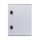 Gabinete de Poliéster IP65 Uso en Intemperie (300 x 400 x 200 mm) con Placa Trasera Interior de Plástico (Incluye Chapa y Llave).