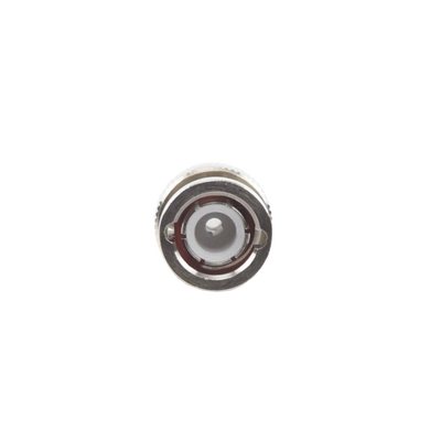 Conector BNC Macho de Anillo Plegable para Cable LP-195, LP-142, LMR-195, RG-58/U, RG-142/U, Níquel/ Oro/ Delrin.