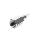 Conector FME Macho de anillo plegable para cable RG-58/U, Niquel/ Oro/ Teflón.