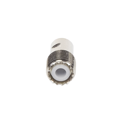 Conector UHF hembra (SO-239) de rosca para cable RG-58/U, RG-142/U.
