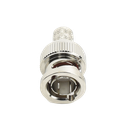Conector BNC Macho de Anillo Plegable para Cable RG-6, Níquel/ Oro/ Teflón.