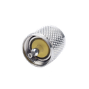 Conector UHF Macho (PL-259) de Anillo Plegable para Cable Coaxial RG-8/X, 9258, LMR-240,  Níquel/ Plata/ Baquelita.