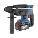 Martillo perforador inalámbrico SDS-PLUS, Incluye 2 Baterías 20V, 4.0 Ah, Cargador y Estuche