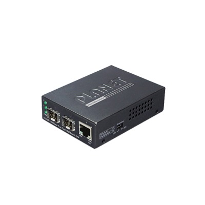 [GT-1205A] Convertidor de Medios con Doble Puerto SFP 1000BASE-FX/SX/LX y Puerto Ethernet 1000Base-T 