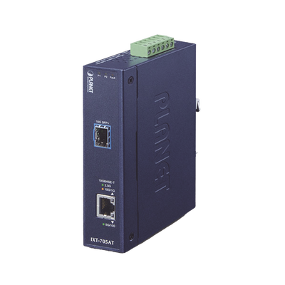 [IXT-705AT] Convertidor de Medios Industrial Ethernet RJ45 10G/5G/2.5G/1G/100M a SFP+ 10GBASE-X