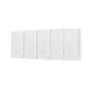 5 Unidades del Adaptador PoE Ubiquiti de 24 VDC, 0.5 A con puerto Gigabit, color blanco