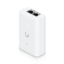 Adaptador PoE+ 2.5G / hasta 30 W / 48V 0.65A / (2) Puertos RJ45 MultiGigabit 2.5G / Salida PoE+ / LED Indicador / Ideal para APs UniFi WiFi 7 / / Protección contra Sobretensiones
