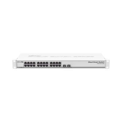 [CSS326-24G-2S+RM] Cloud Smart Switch, 24 puertos Gigabit, 2 puertos SFP+ SwitchOS