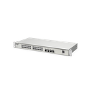 Switch Administrable Capa 2+ Plus, con 24 puertos Gigabit, 4 puertos SFP+ para fibra 10Gb, gestión gratuita desde la nube.