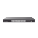 Switch Capa 3 Administrable / 24 puertos 10/100/1000 Mbps + 4 Puertos SFP+ de 10 Gigabits / Compatible con GWN Cloud.