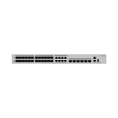 [S530-24ST4XE] Switch Empresarial Core Gigabit Administrable  Capa 3 / 24 puertos 1GE SFP ( Combo con 8 Puertos 10/100/1000 Mbps) / 4 Puertos 10GE SFP+ Uplink / 2 Puertos 10GE SFP+ (Stack) / ERPS / Ruteo Dinámico (RIP, OSPF, IS-IS y BGP)  / iStack / Administraci&