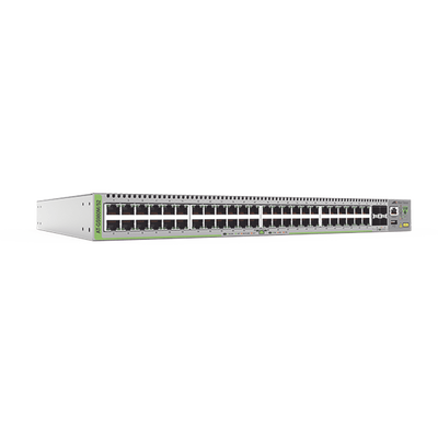 [AT-GS980M/52-10] Switch Administrable CentreCOM GS980M, Capa 3 de 48 puertos 10/100/1000Mbps + 4 SFP Gigabit