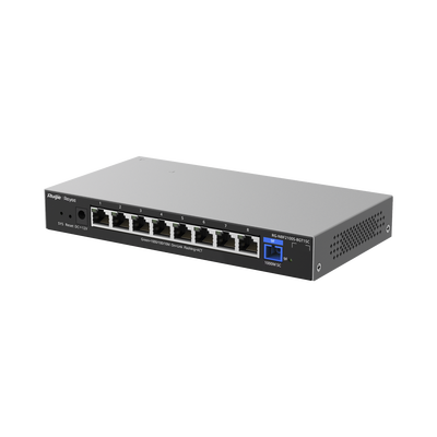 [RG-NBF2100S-8GT1SC] e-Lighten ONU / Switch Hibrido, Capa 2 con un Puerto PON 1G SC/UPC y 8 Puertos Ethernet 1G hasta 100 Clientes